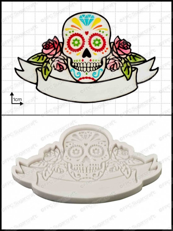 'Sugar Skull' Silicone Mould